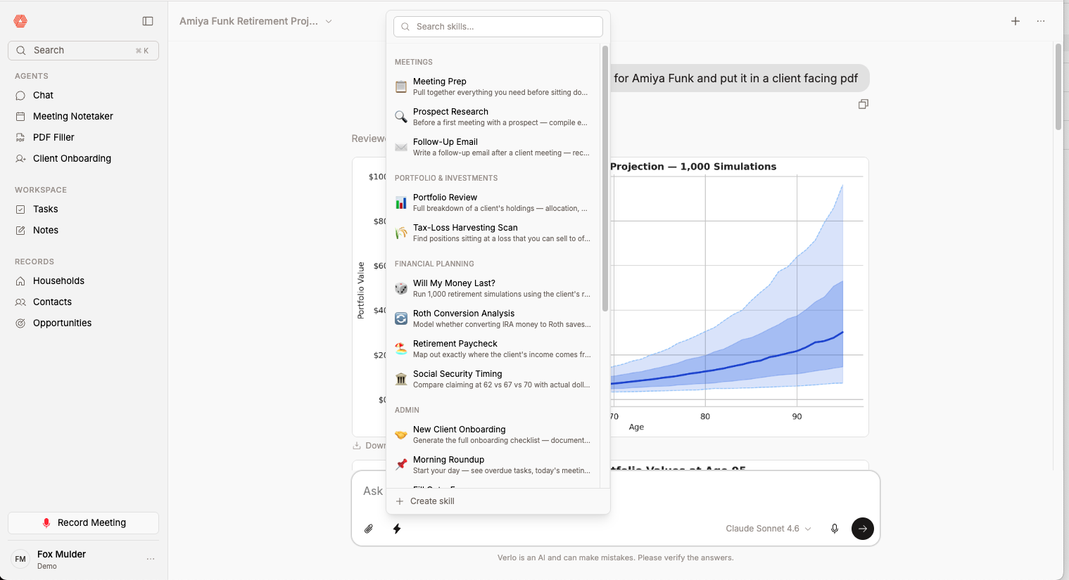 Verlo Dashboard